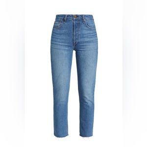 rag & bone Women's Straight Leg Jeans - Blue